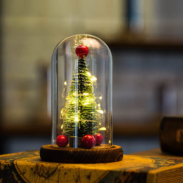 Christmas Tree Glass Cover Ornament