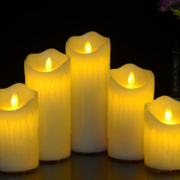 Real Wax Flameless Candles