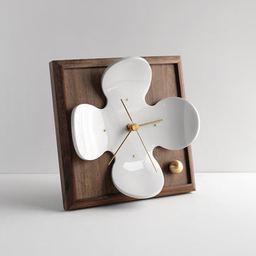 Cute Flowers Standing Clock